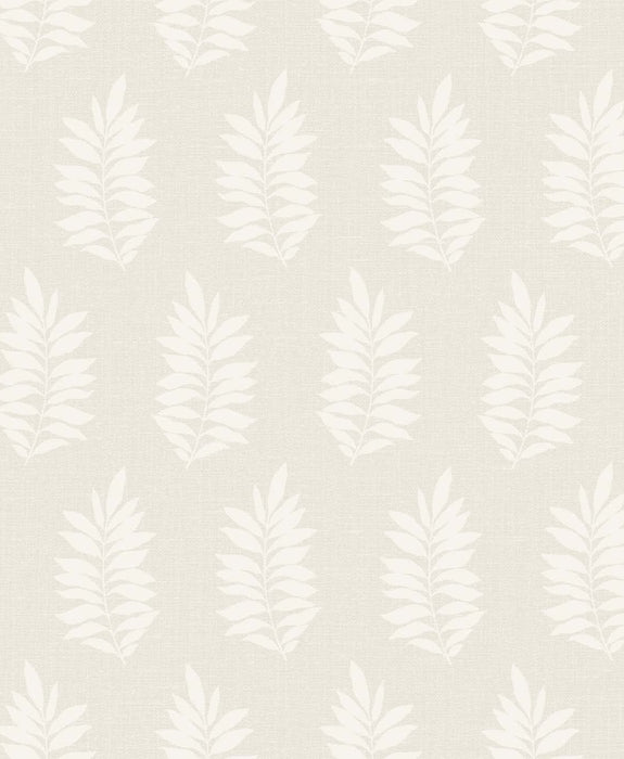 Seabrook Designs Pinnate Silhouette Almond Wallpaper SL80303