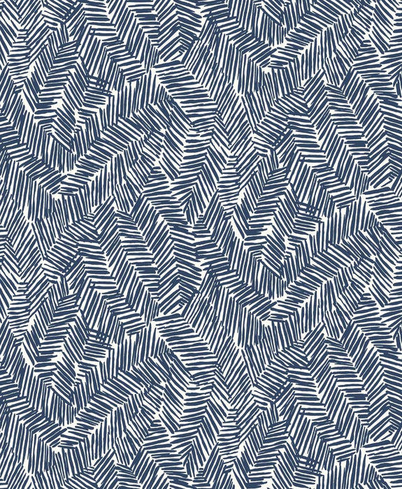 Seabrook Designs Lush  Navy Blue Wallpaper Sample SL80402