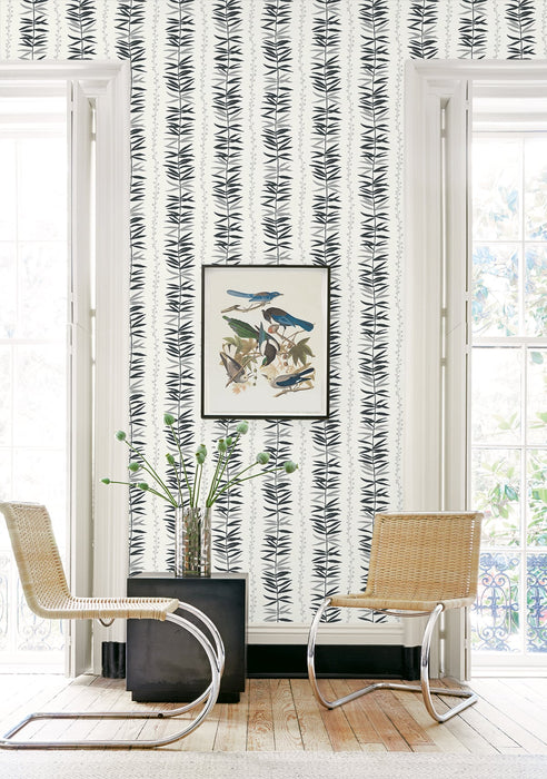 Seabrook Designs Summer Garland  Shadow Wallpaper Sample SL80500