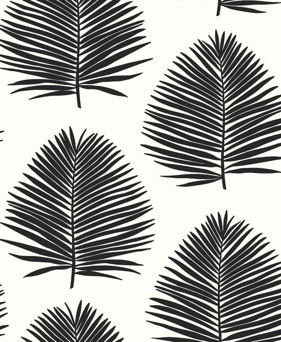 Seabrook Designs Island Palm Day And Night Wallpaper Sample SL80720