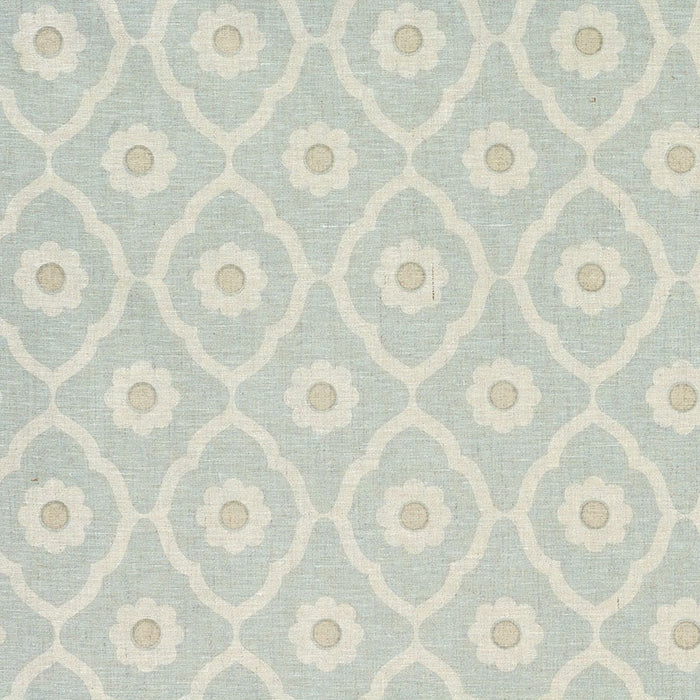 Schumacher Soundess Blue Fabric Sample SOUN001