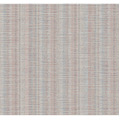 York Broken Boucle Stripe Red & Blue Wallpaper SR1519