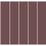 York Social Club Stripe Burgundy Wallpaper SR1545