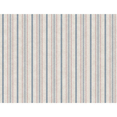 York Shirting Stripe Red & Blue Wallpaper SR1553