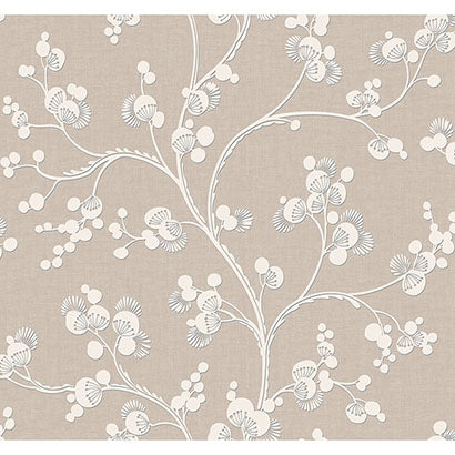 York Dahlia Trail Off White Wallpaper SS2501