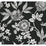 York Wood Cut Jacobean Black & White Wallpaper SS2557