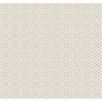 York Pergola Lattice Taupe Wallpaper SS2599