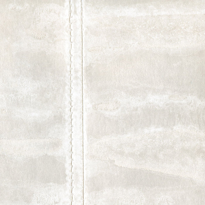 Maya Romanoff Stitched Vertical Metallic White Wallpaper Sample MR-SV-58-X15-O