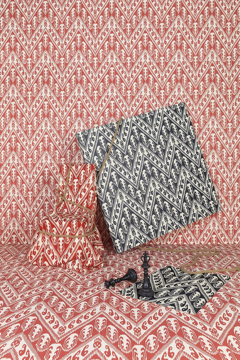 Pierre Frey Tatiana Coquelicot Wallpaper Sample FP868004