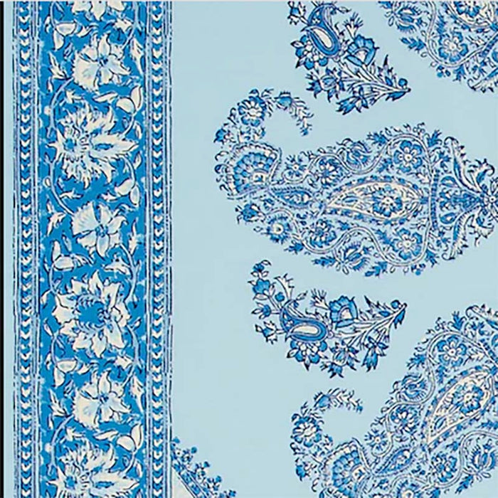 Peter Dunham Samarkand - Outdoor Indigo On Sky Fabric Sample 139SMK09