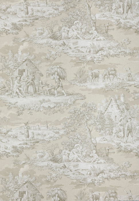 Braquenie Matin Midi Soir Beige Wallpaper BP306001