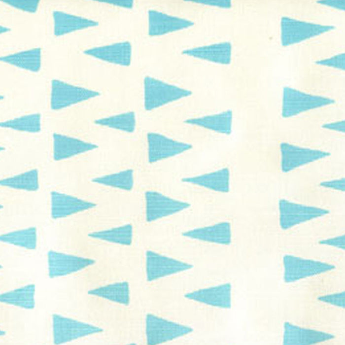 Alan Campbell St Jean Stripe Turquoise Fabric Sample AC111-06