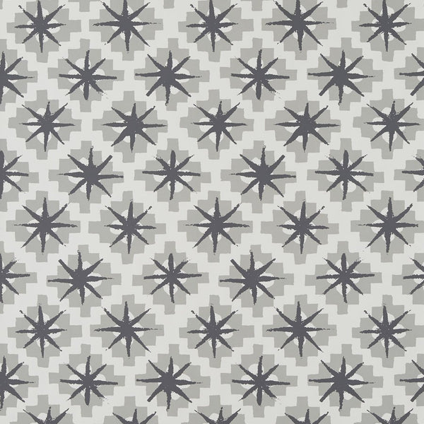 Peter Dunham Starburst Gray Wallpaper Sample 151STB05