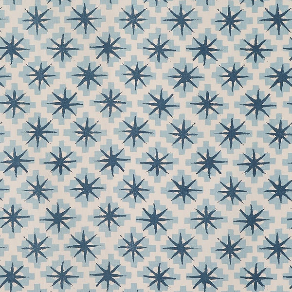 Peter Dunham Starburst North(Blue/Blue) Fabric Sample 111STB01