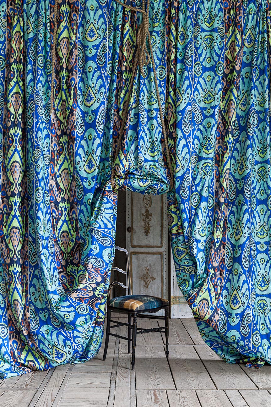 Pierre Frey Ekaterina Azur Fabric F3672001