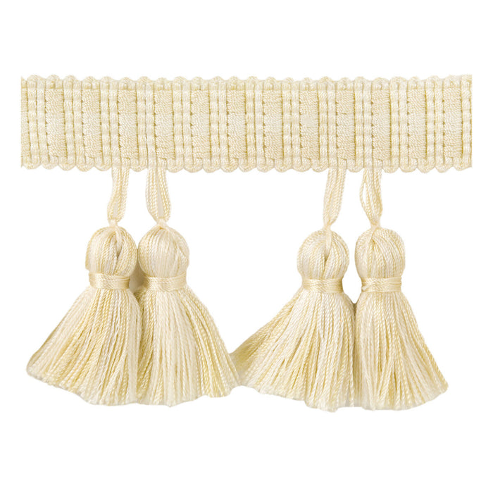 Kravet Basics Paired Tassels Limestone Trim Sample T30584.16.0