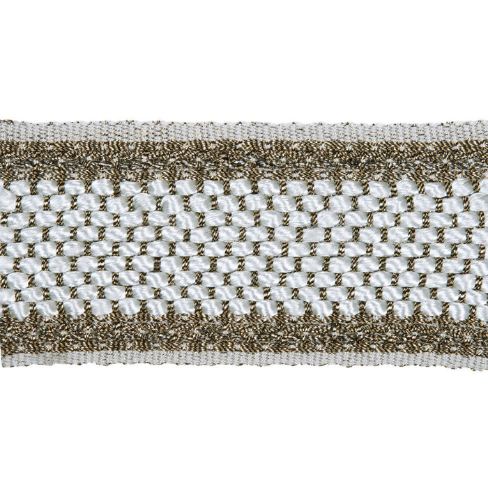 Kravet Couture Hammered Braid Titanium Trim Sample T30642.1176.0