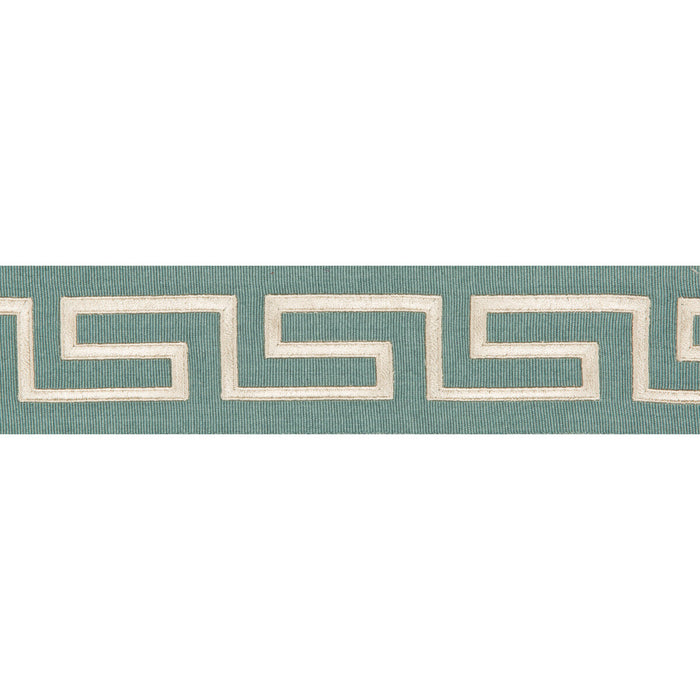 Kravet Couture Keystone Border Jade Trim Sample T30689.35.0