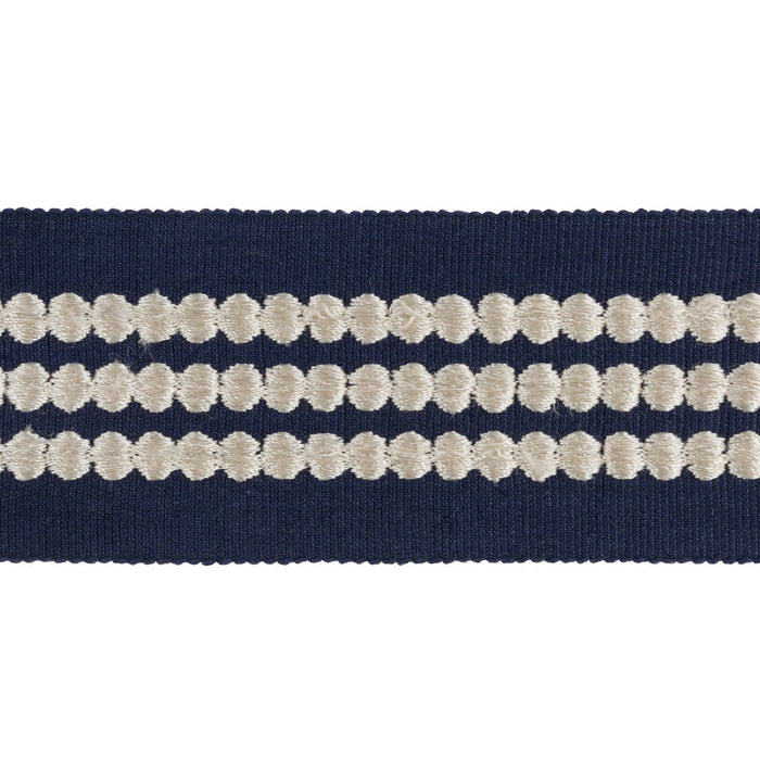 Kravet Design Triple Dot Navy Trim Sample T30735.551.0