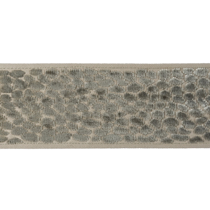 Kravet Design Velvet Pebble Platinum Trim Sample T30746.106.0