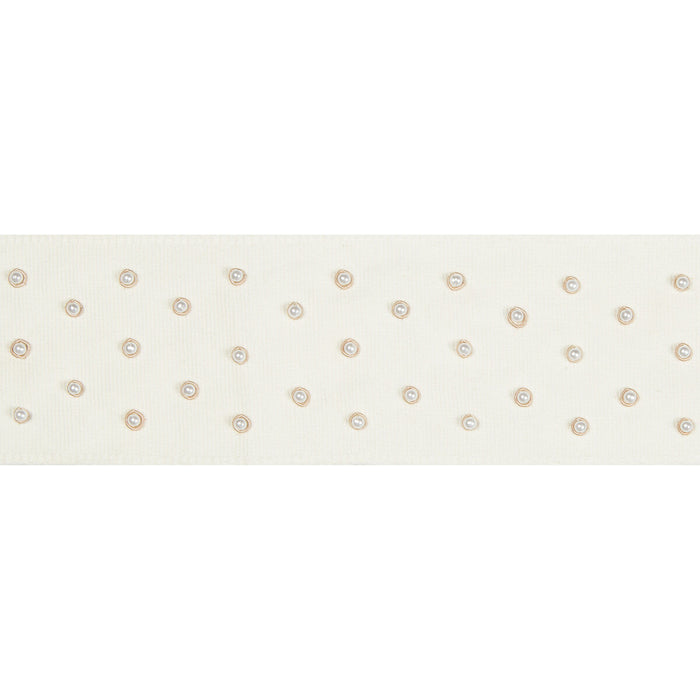 Kravet Design Pearl Dots Pearl Trim Sample T30777.1.0