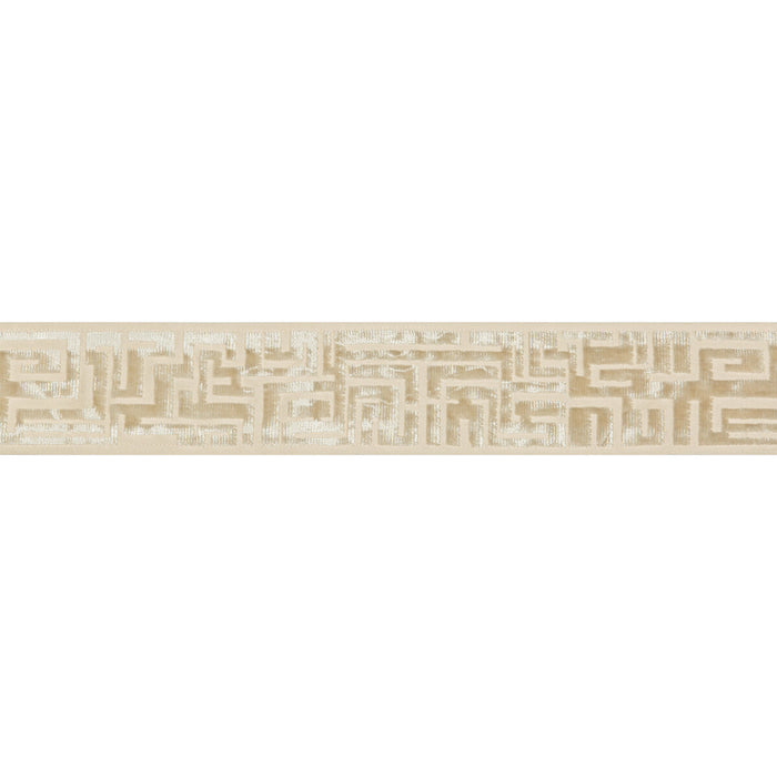 Kravet Design Velvet Maze Cream Trim Sample T30778.1.0