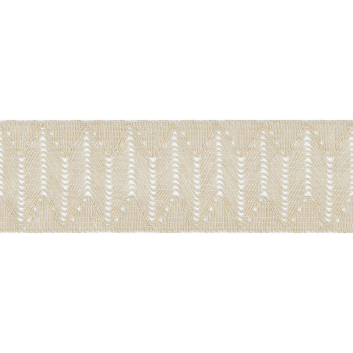 Kravet Couture Wave Crest Ivory Trim Sample T30781.1.0