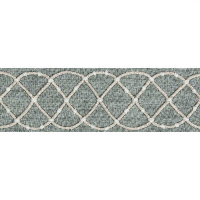 Kravet Basics Fisherman's Net Silver Trim Sample T30800.1101.0