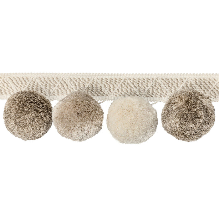 Kravet Couture Phuket Poms Stone Trim Sample T30804.16.0