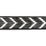 Kravet Couture Chevron Velvet Tape Noir Trim Sample T30828.81.0