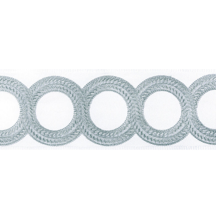 Kravet Couture Looped Tape Silvermist Trim Sample T30829.11.0