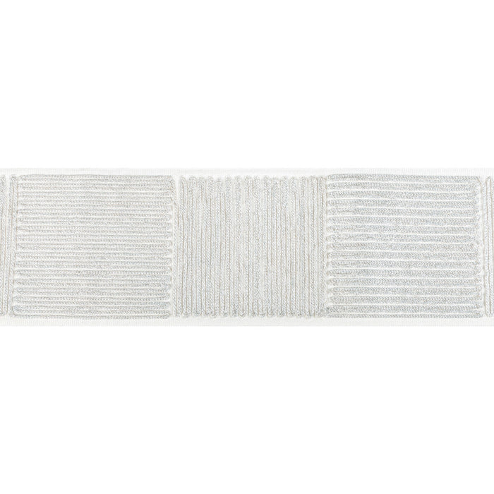 Kravet Couture Latitude Tape Silver Trim Sample T30831.11.0