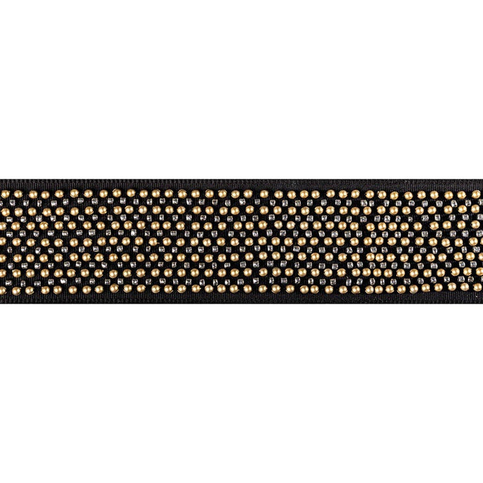 Kravet Couture Galaxy Bead Tape Noir Trim Sample T30832.84.0