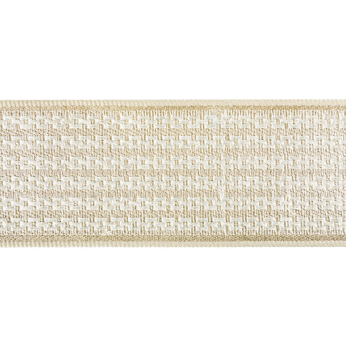 Kravet Couture Chainlink Tape Champagne Trim Sample T30833.16.0