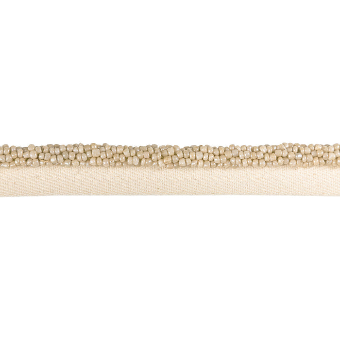 Kravet Couture Luxe Bead Cord Shell Trim Sample T30837.16.0