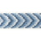 Kravet Couture Chevron Wide Tape Indigo Trim Sample T30839.550.0