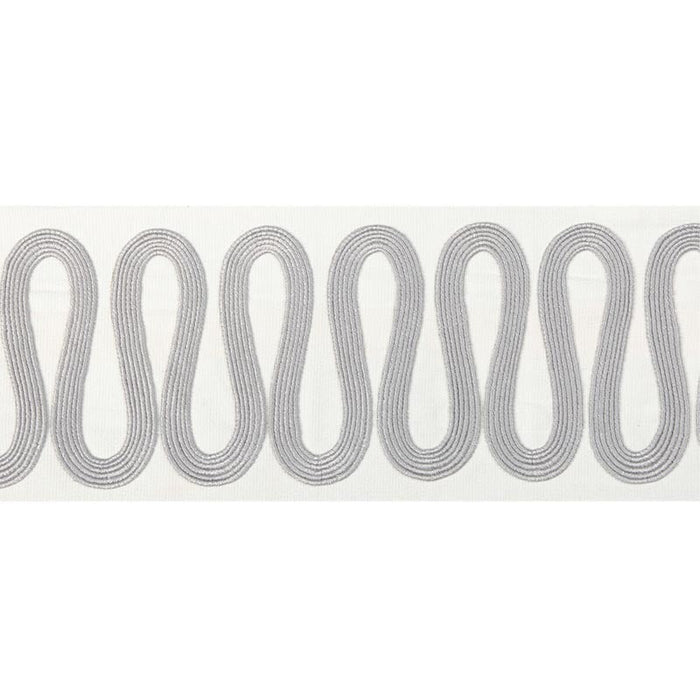 Kravet Couture Wiggle Wide Tape Grey Trim Sample T30840.11.0