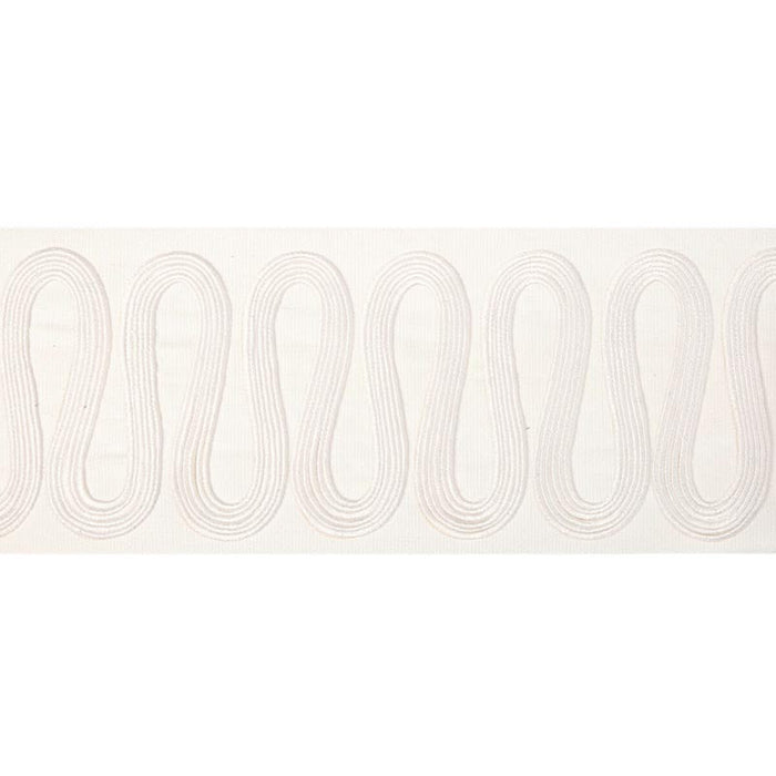 Kravet Couture Wiggle Wide Tape Ivory Trim Sample T30840.1.0