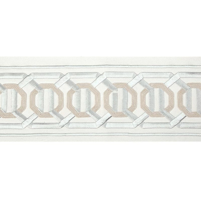 Kravet Couture Octagon Wide Tape Silver Trim T30841.11.0