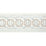 Kravet Couture Octagon Wide Tape Silver Trim Sample T30841.11.0