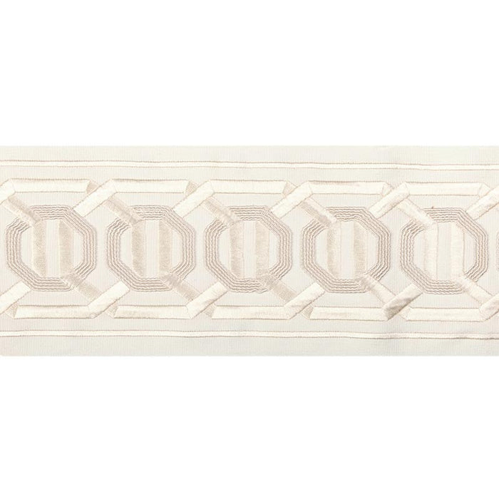 Kravet Couture Octagon Wide Tape Ivory Trim Sample T30841.1.0