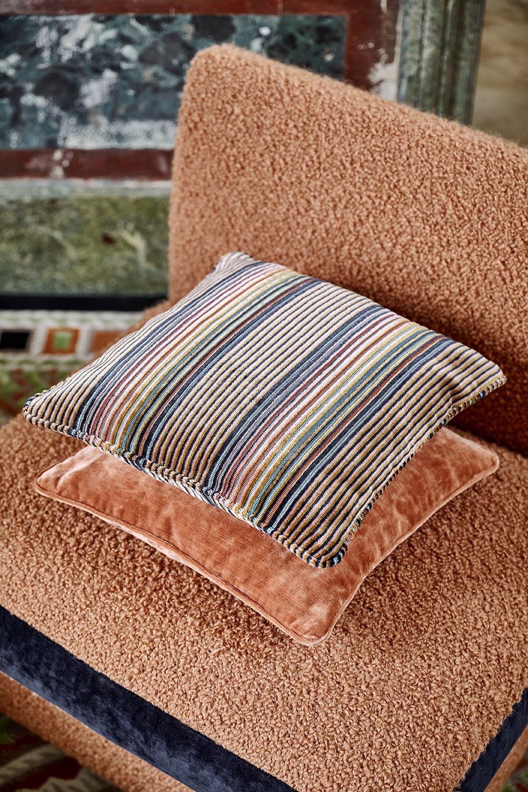 Fadini Borghi Opio Terracotta Fabric I6616006