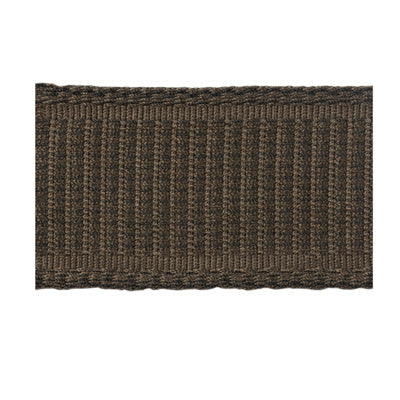 Brunschwig & Fils Coeur Band Charcoal Trim Sample T8012107.818.0