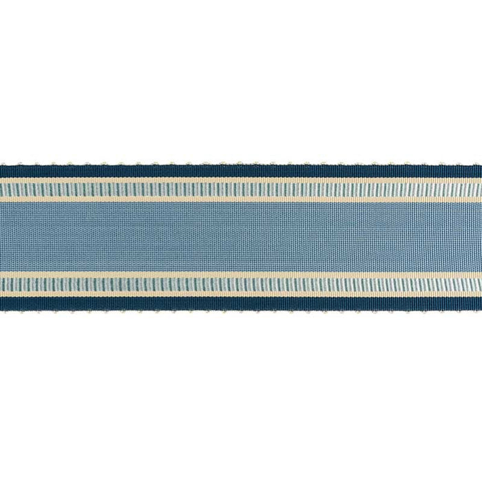 Brunschwig & Fils Soie Ribbon Canton Blue Trim Sample T8012521.5.0