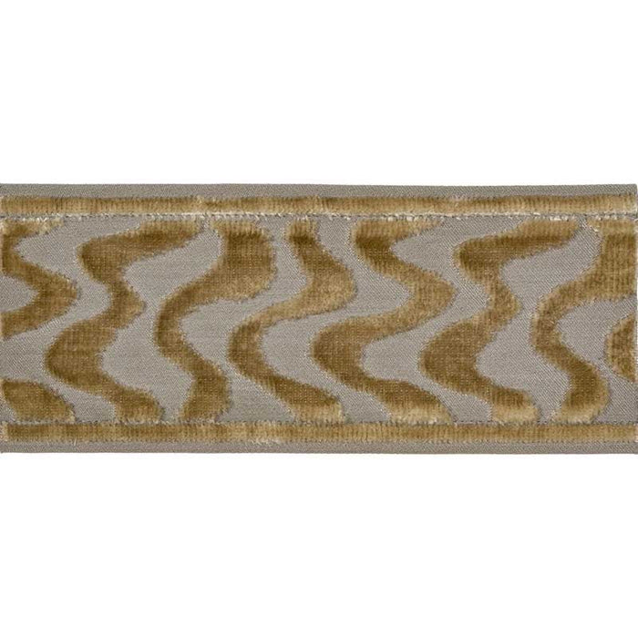 Brunschwig & Fils Jourdain Tape Fawn Trim Sample T8015501.116.0