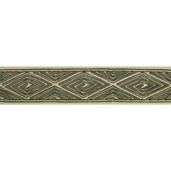 Brunschwig & Fils Labyrinthe Tape Green Trim Sample T8017102.30.0