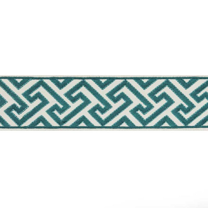 Brunschwig & Fils Sanchi Tape Turquoise Trim Sample T8019100.13.0