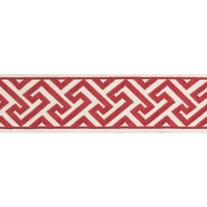 Brunschwig & Fils Sanchi Tape Red Trim Sample T8019100.19.0