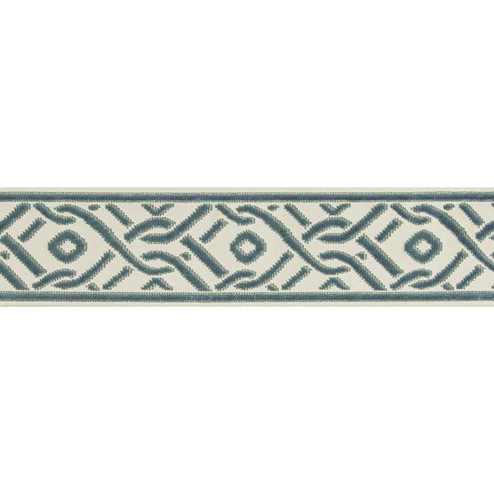 Brunschwig & Fils Pailou Tape Teal Trim Sample T8019102.13.0