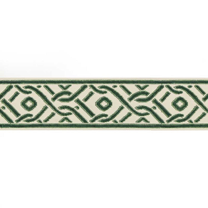 Brunschwig & Fils Pailou Tape Evergreen Trim Sample T8019102.33.0